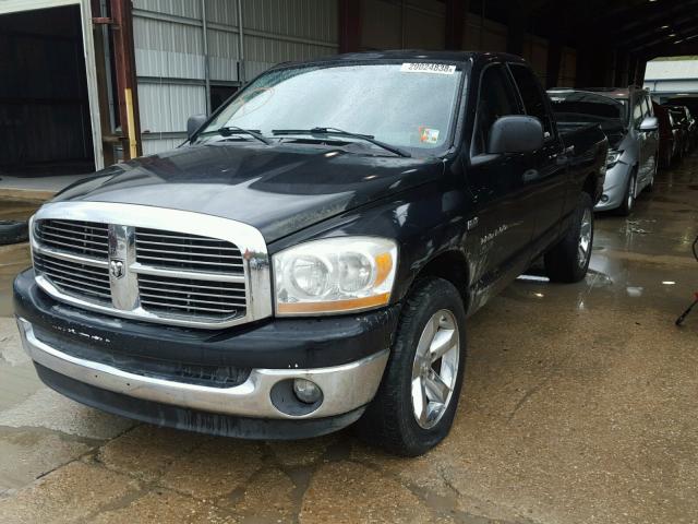 1D7HA18206S649554 - 2006 DODGE RAM 1500 S BLACK photo 2