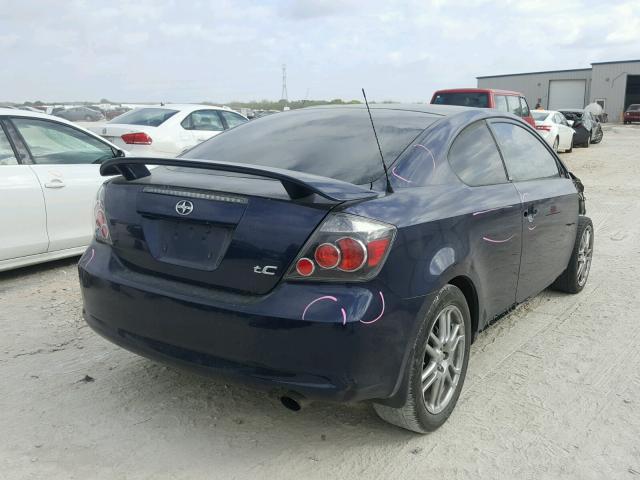 JTKDE167280227823 - 2008 SCION TC BLUE photo 4