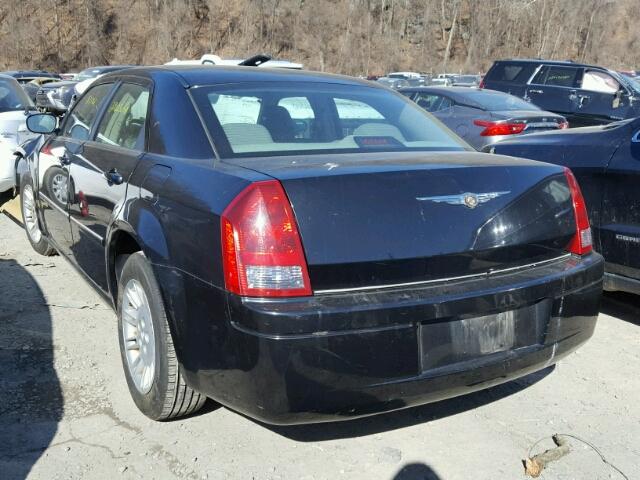 2C3KA43R27H618745 - 2007 CHRYSLER 300 BLACK photo 3