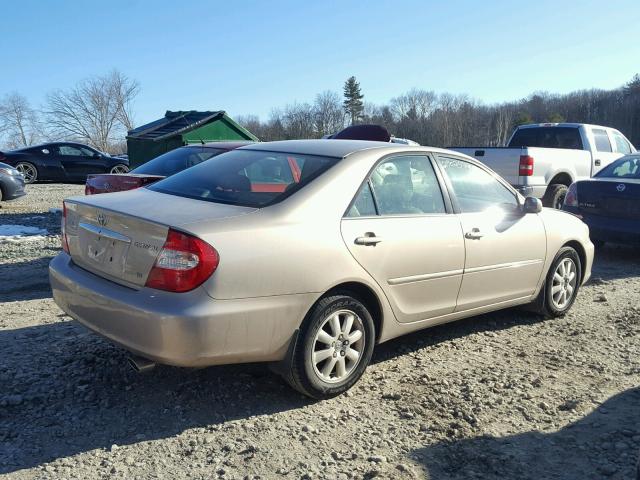 4T1BF30K74U573207 - 2004 TOYOTA CAMRY LE TAN photo 4