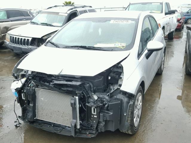 KNADM5A38G6579318 - 2016 KIA RIO LX SILVER photo 2