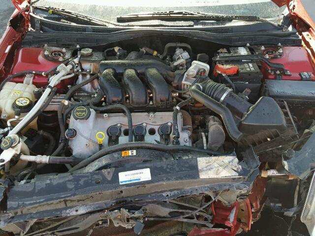 3FAHP071X8R108446 - 2008 FORD FUSION SE MAROON photo 7