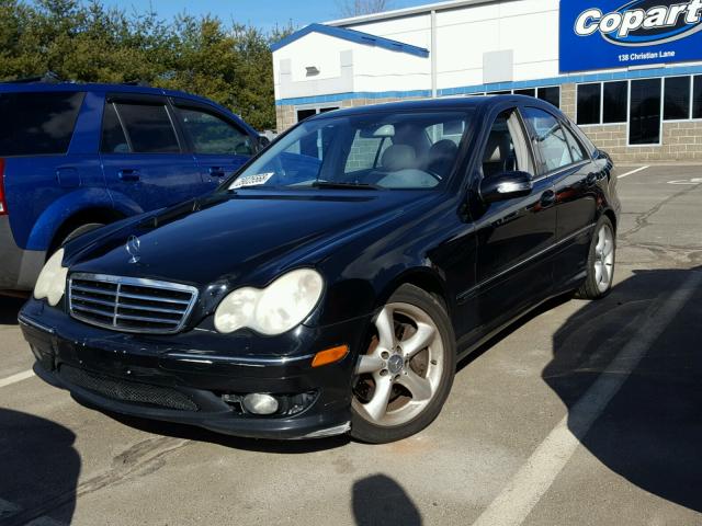 WDBRF40J15A741019 - 2005 MERCEDES-BENZ C 230K SPO BLACK photo 2