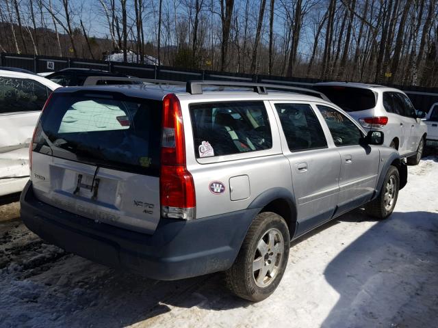 YV1SZ59H441148960 - 2004 VOLVO XC70 SILVER photo 4