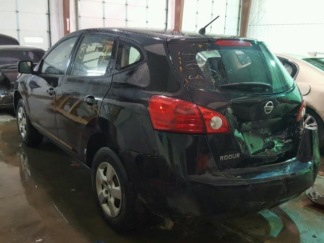 JN8AS58V49W445254 - 2009 NISSAN ROGUE S BLACK photo 3