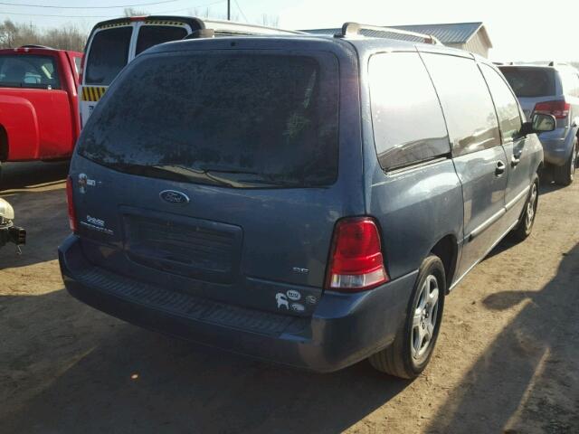 2FMZA51676BA44956 - 2006 FORD FREESTAR BLUE photo 4