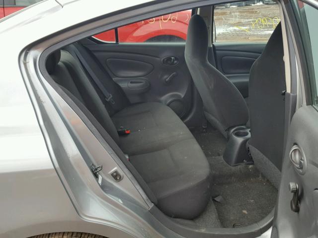 3N1CN7AP9CL940729 - 2012 NISSAN VERSA S SILVER photo 6