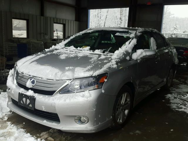 JTHBB1BA4B2042918 - 2011 LEXUS HS 250H SILVER photo 2