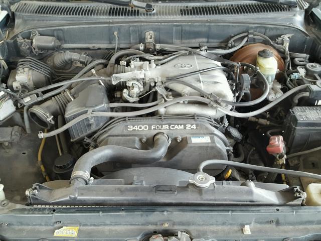 JT3GN86R2X0124662 - 1999 TOYOTA 4RUNNER SR GREEN photo 7