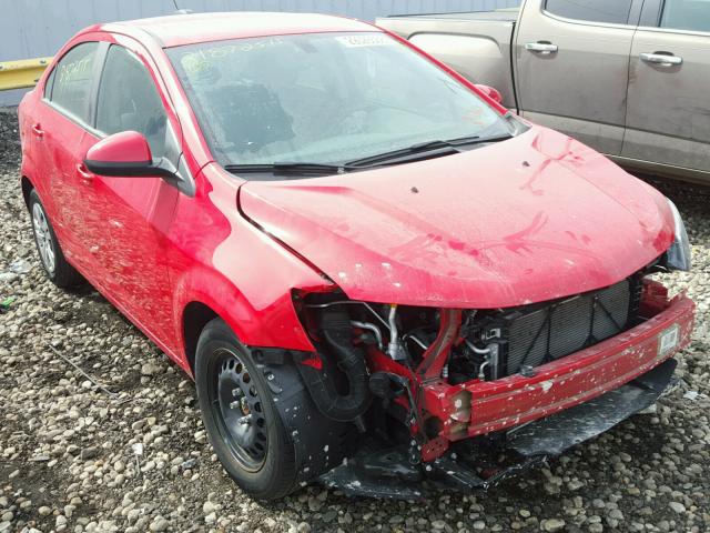 1G1JB5SH2H4119485 - 2017 CHEVROLET SONIC LS RED photo 1