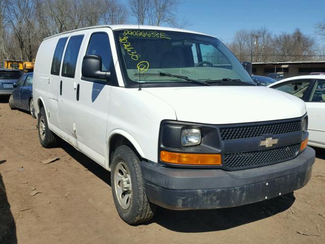 1GCFG15X591117775 - 2009 CHEVROLET EXPRESS G1 WHITE photo 1