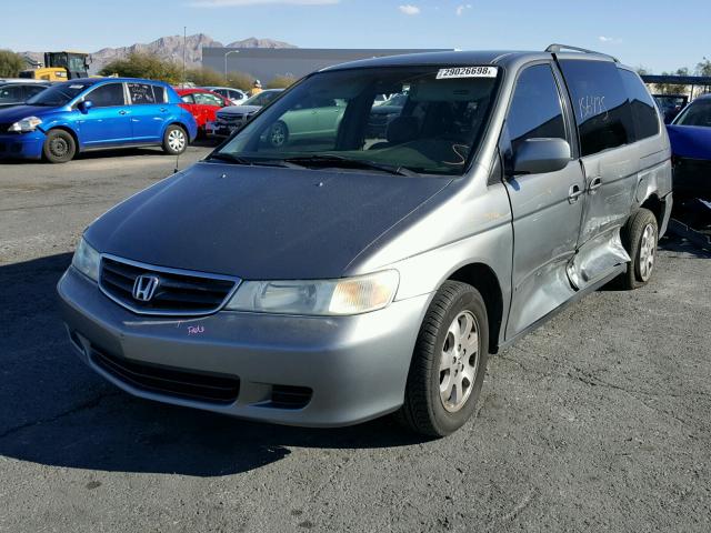 5FNRL18062B038183 - 2002 HONDA ODYSSEY EX SILVER photo 2