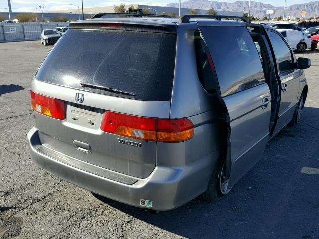 5FNRL18062B038183 - 2002 HONDA ODYSSEY EX SILVER photo 4