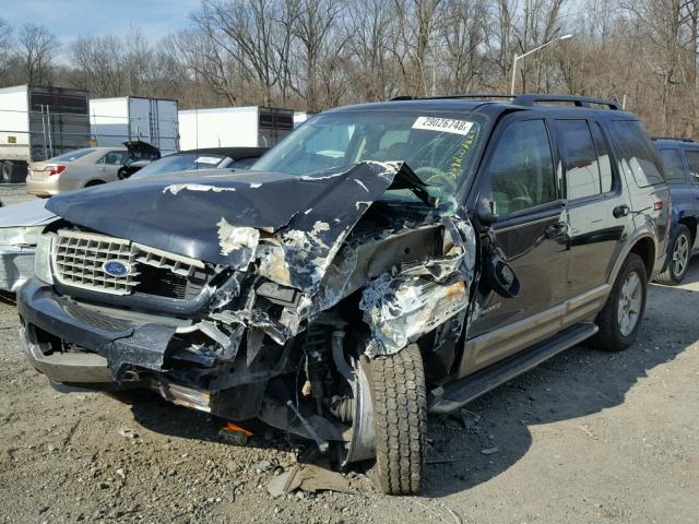 1FMZU74K34ZB26477 - 2004 FORD EXPLORER E BLACK photo 2