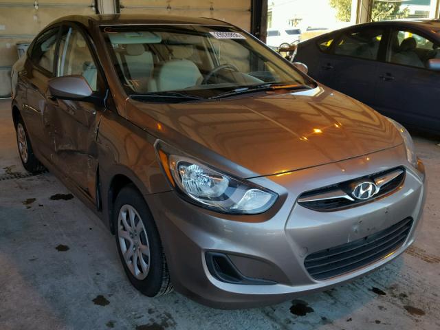 KMHCT4AE5EU600630 - 2014 HYUNDAI ACCENT GLS GOLD photo 1