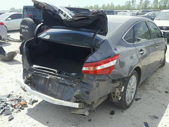 4T1BK1EBXFU160533 - 2015 TOYOTA AVALON XLE GRAY photo 4