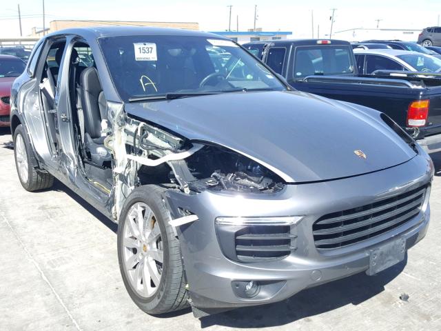 WP1AA2A23GKA36937 - 2016 PORSCHE CAYENNE GRAY photo 1