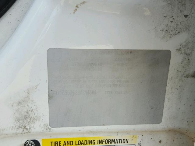 1G1ZG57B284244804 - 2008 CHEVROLET MALIBU LS თეთრი ფოტო 10