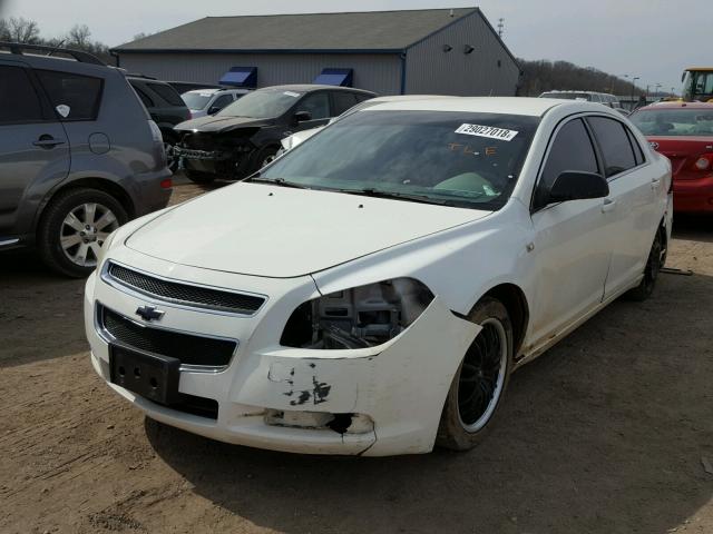 1G1ZG57B284244804 - 2008 CHEVROLET MALIBU LS თეთრი ფოტო 2