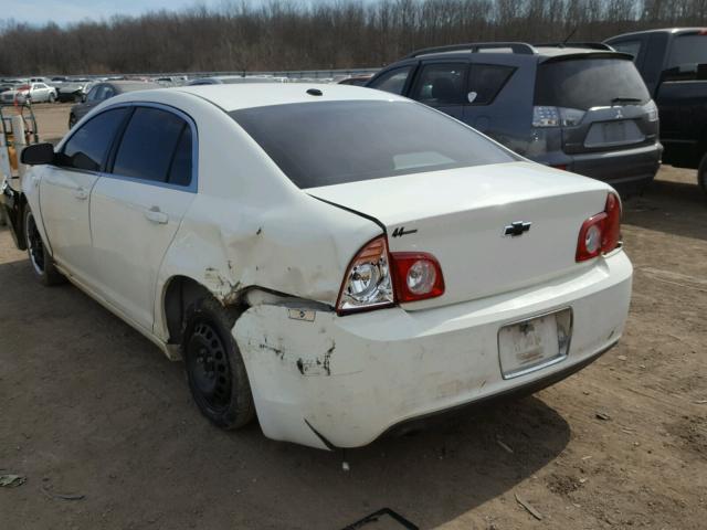 1G1ZG57B284244804 - 2008 CHEVROLET MALIBU LS თეთრი ფოტო 3