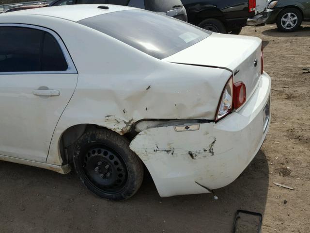 1G1ZG57B284244804 - 2008 CHEVROLET MALIBU LS თეთრი ფოტო 9