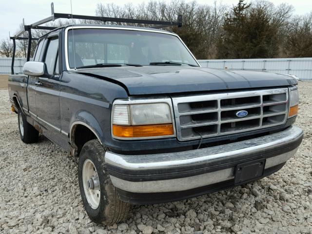 1FTEX14N5SKC08153 - 1995 FORD F150 GREEN photo 1