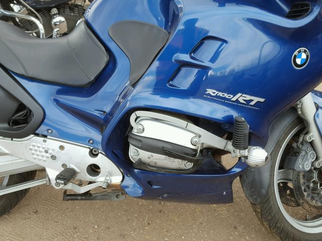 WB1041806T0440384 - 1996 BMW R1100 RT BLUE photo 7