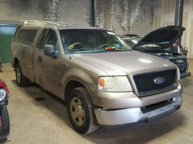 1FTPF12515KB99292 - 2005 FORD F150 BEIGE photo 1