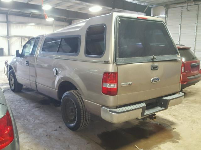 1FTPF12515KB99292 - 2005 FORD F150 BEIGE photo 3