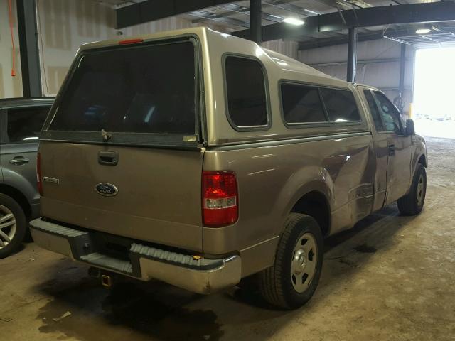 1FTPF12515KB99292 - 2005 FORD F150 BEIGE photo 4