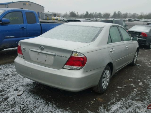 4T1BE32K25U514681 - 2005 TOYOTA CAMRY LE GRAY photo 4