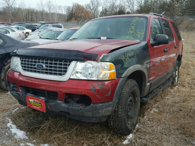 1FMZU73K03ZA77853 - 2003 FORD EXPLORER X RED photo 2