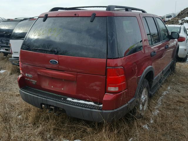 1FMZU73K03ZA77853 - 2003 FORD EXPLORER X RED photo 4