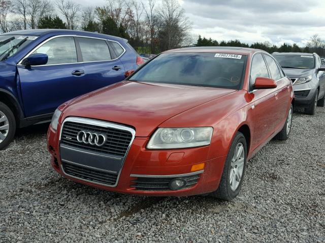 WAUDG74F65N100230 - 2005 AUDI A6 3.2 QUA RED photo 2