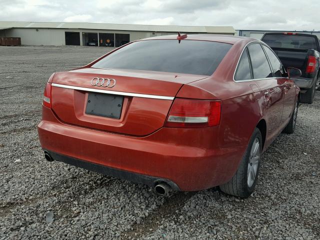 WAUDG74F65N100230 - 2005 AUDI A6 3.2 QUA RED photo 4