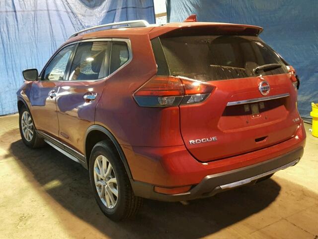 JN8AT2MV9HW273920 - 2017 NISSAN ROGUE S RED photo 3