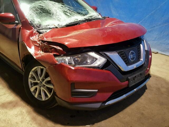 JN8AT2MV9HW273920 - 2017 NISSAN ROGUE S RED photo 9