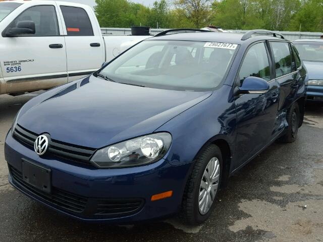 3VWPX7AJ7BM633912 - 2011 VOLKSWAGEN JETTA S/SE BLUE photo 2