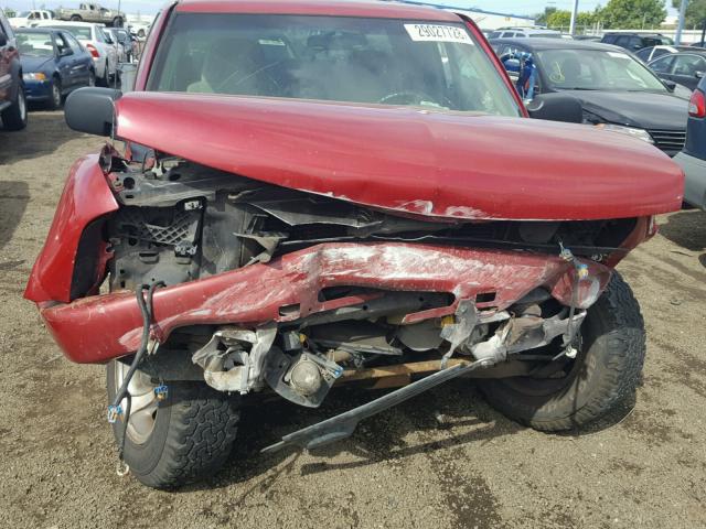 1GCCS195328263745 - 2002 CHEVROLET S TRUCK S1 BURGUNDY photo 7