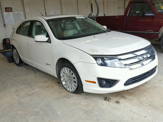 3FADP0L38AR107498 - 2010 FORD FUSION HYB WHITE photo 1