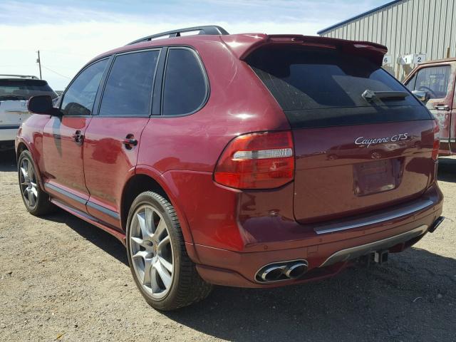 WP1AD29P69LA60296 - 2009 PORSCHE CAYENNE GT MAROON photo 3