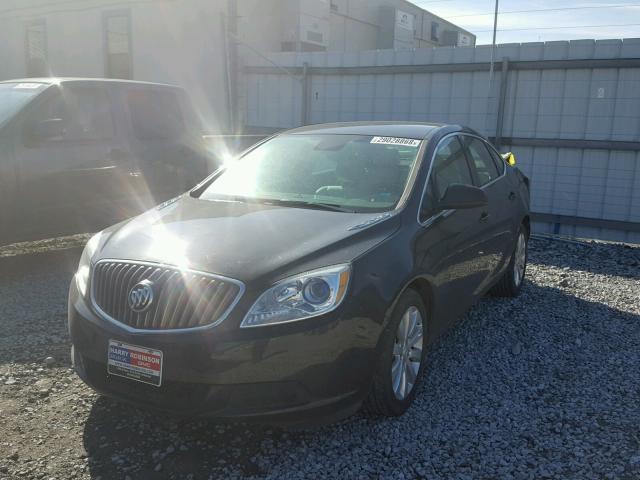 1G4PP5SK8F4205889 - 2015 BUICK VERANO BLACK photo 2