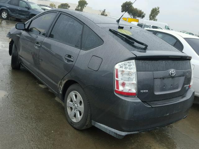 JTDKB20U173252043 - 2007 TOYOTA PRIUS GRAY photo 3