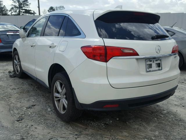 5J8TB3H55DL015642 - 2013 ACURA RDX TECHNO WHITE photo 3