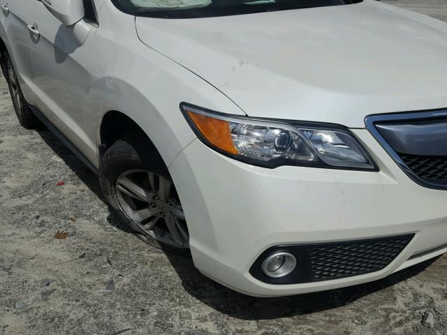 5J8TB3H55DL015642 - 2013 ACURA RDX TECHNO WHITE photo 9