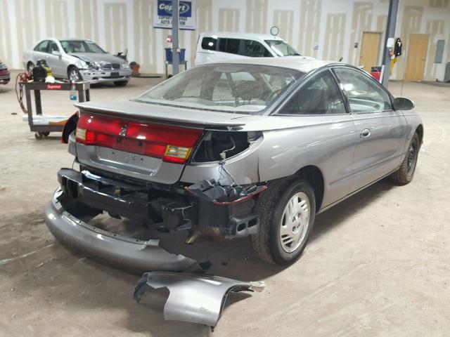 1G8ZR1273XZ259403 - 1999 SATURN SC2 GRAY photo 4