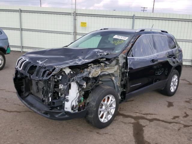 1C4PJMCB7FW726346 - 2015 JEEP CHEROKEE L BLACK photo 2