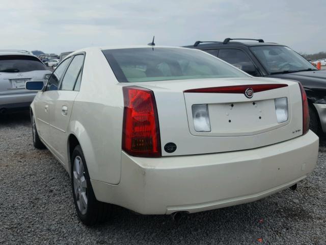 1G6DP577360201111 - 2006 CADILLAC CTS HI FEA WHITE photo 3