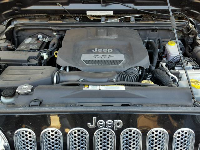 1C4AJWAG2CL178706 - 2012 JEEP WRANGLER S BLACK photo 7