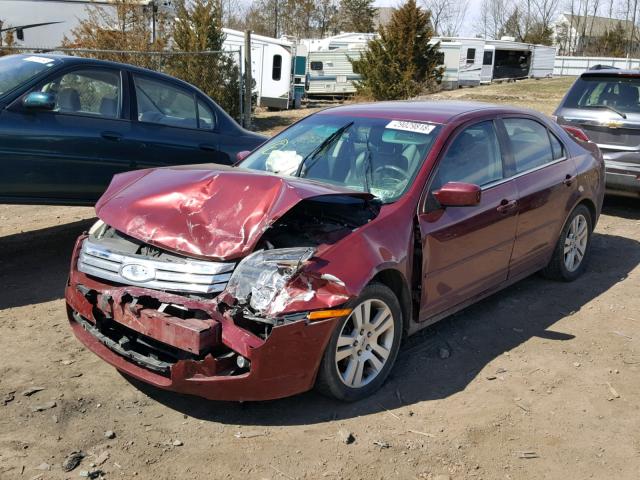 3FAHP08196R110894 - 2006 FORD FUSION SEL RED photo 2